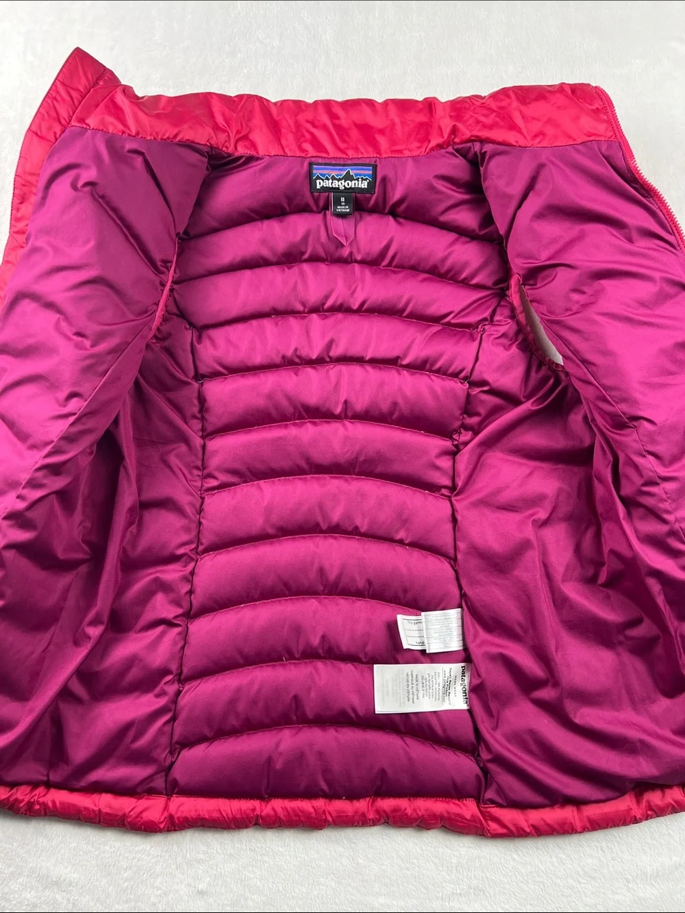 Patagonia Girls Down Sweater Vest Puffer Girls MEDIUM (10)